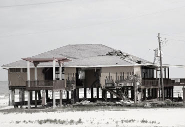 wind damage - spray foam can help prevent uplift to West Palm Beach roofs